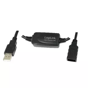 USB Cable LogiLink 25M USB 2.0 M/F Black