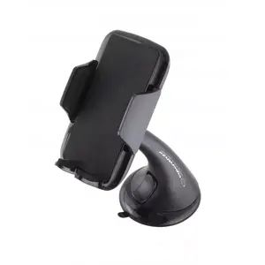 Passive car phone holder ESPERANZA EMH113 — black, 360° rotation for mobile phones/smartphones