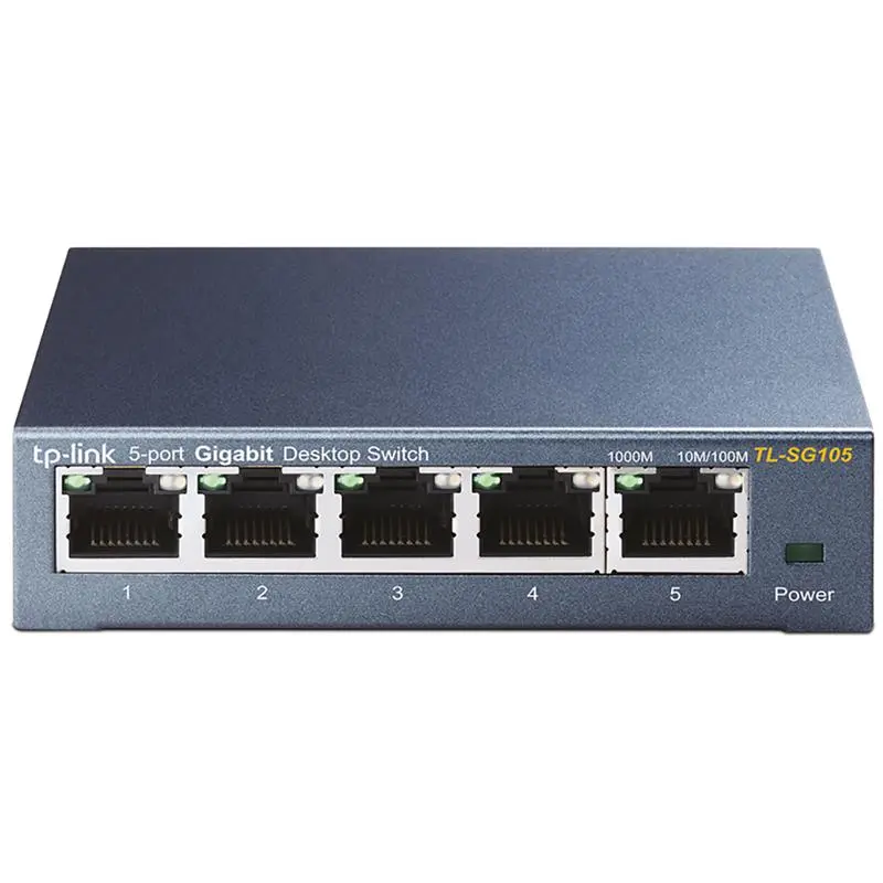 Neadministrējams slēdzis TP-Link TL-SG105 5-Port 10/100/1000Mbps