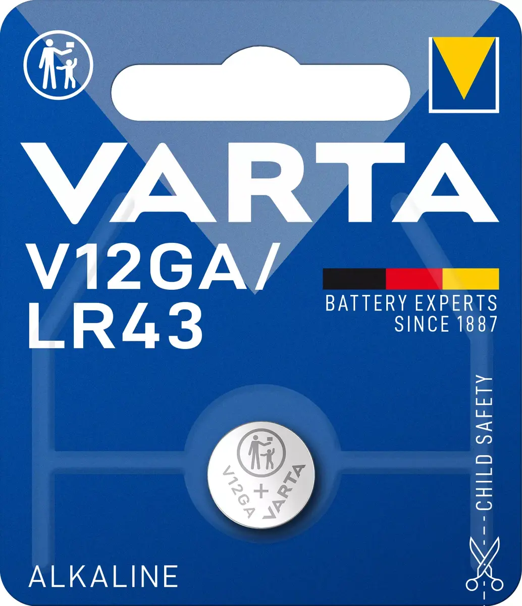 Vienreizējā baterija Varta V12GA Photo 2