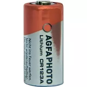 Single-use battery AgfaPhoto CR123A Lithium 3V