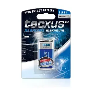 Tecxus 6LR61 9V sārma baterija