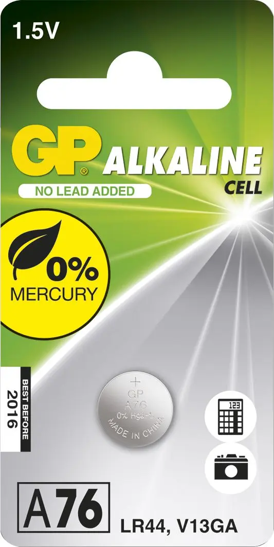 Single-use battery GP Batteries Alkaline Cell A76 Photo 3