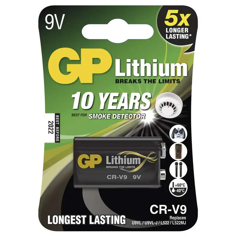 Single-use battery GP Batteries Lithium CR-9V Photo 2