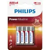 Щелочная батарея Philips Power LR03P4B/10 Photo 3