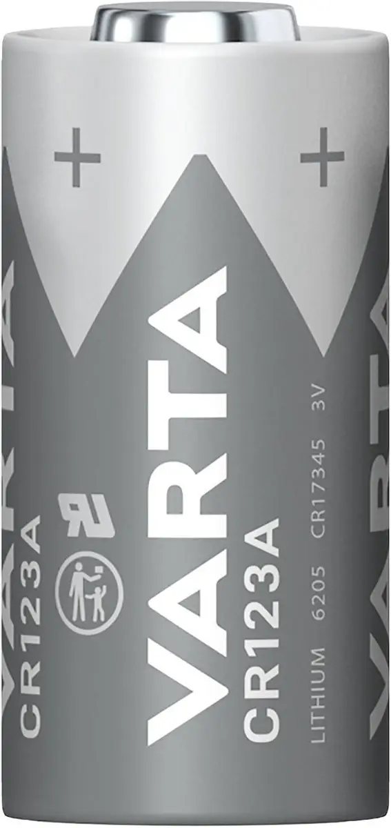 Vienreizējā baterija Varta CR123A, 06205 301