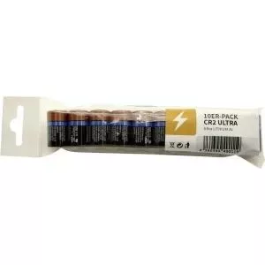 Litija baterija Duracell CR2 3V — iepakojums 10 gab.