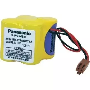 Литиевая фоторезервная батарея Panasonic BR2/3AGCT4A 6В 2400мА·ч