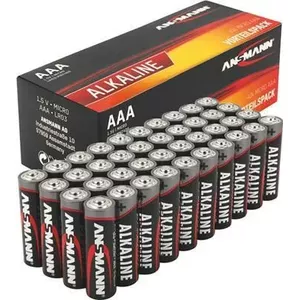 Щелочные батарейки AAA ANSMANN 1521-0015 — упаковка 40 шт.