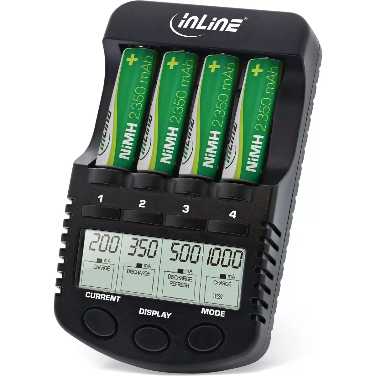 Charger InLine Premium Quick Charger NiCd NiMH AA AAA Photo 2