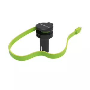 RealPower 257637 зарядное устройство для мобильных устройств Универсальная Черный, Зеленый Прикуриватель Авто