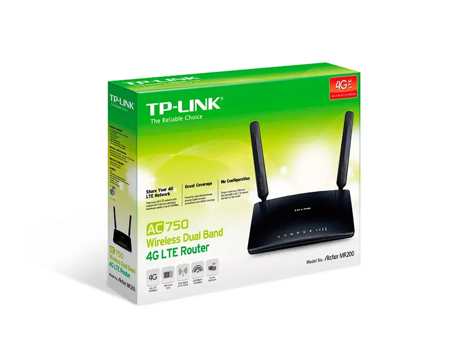 Bezvadu maršrutētājs TP-Link Archer MR200 Photo 4