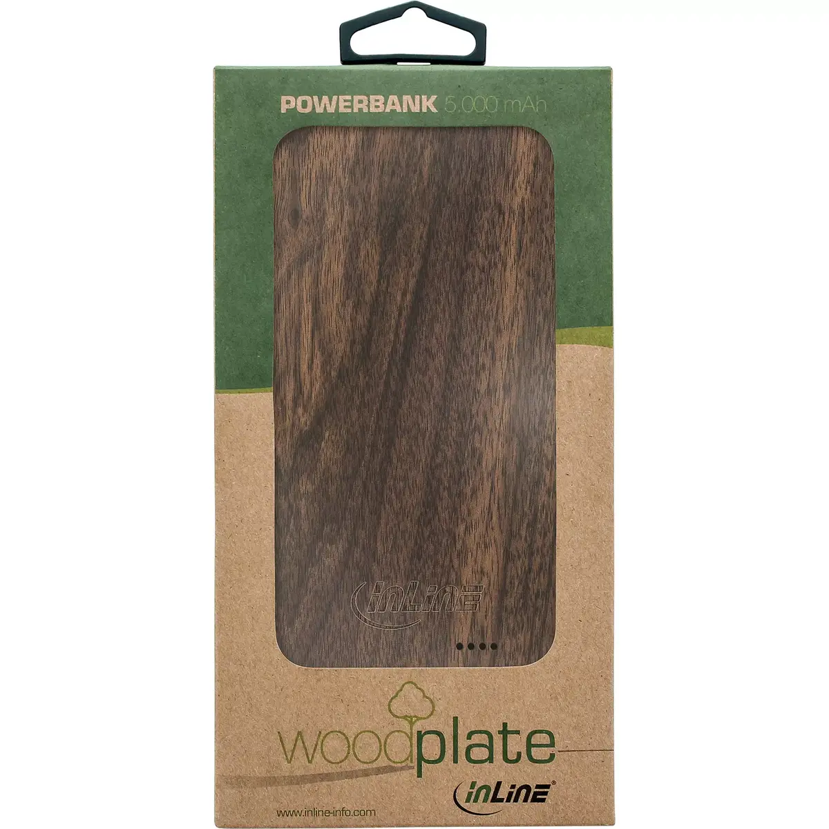 USB PowerBank InLine woodplate 01478S Photo 6