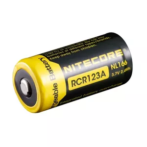 Rechargeable battery Nitecore NL166 Li-Ion 3.7 V NC-16340, 1 pc