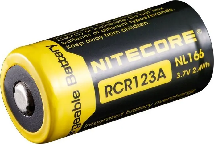 Nitecore NL166 rechargeable Li‑Ion 3.7 V NC‑16340 Photo 2