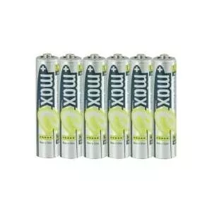 Rechargeable Micro AAA batteries ANSMANN maxE 800 mAh — 4+2 pack