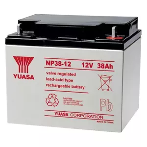 UPS akumulators Slēgtā svina skābes Yuasa NP38-12