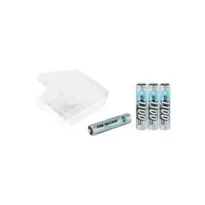 Rechargeable NiMH AAA batteries ANSMANN Micro 1100 mAh 1.2 V — 4 pack
