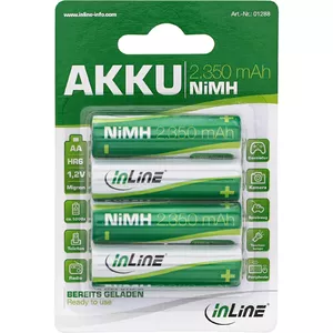 Uzlādējama baterija InLine Mignon AA 2350mAh