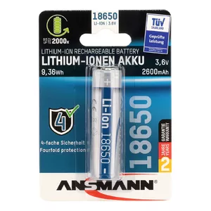 Rechargeable battery Ansmann Li-Ion Akku 18650