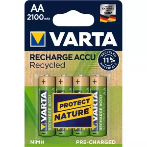 Uzlādējama baterija Varta Recycled AA 2100mAh