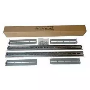 Rack-mount Sliding Rails NETRACK NP5114 for 14U Cabinets, Adjustable Depth, Steel