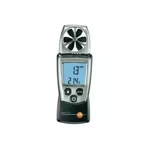 Airflow meter testo 410-1 (0560 4101) — handheld vane anemometer for air velocity and temperature measurement
