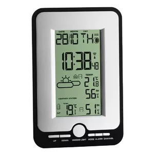 Hygrometer Thermometer TFA-Dostmann Multy Black Silver