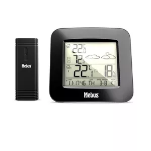 Weather Station Mebus 40715 Funk Black