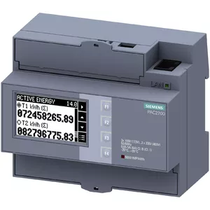 Электросчетчик Siemens PAC2200 7KM2200-2EA30-1EA1, Modbus TCP/IP, на DIN-рейку