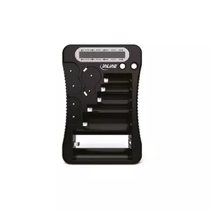 Akumulatoru testers InLine 01285 ar LCD displeju apaļajām un pogu baterijām