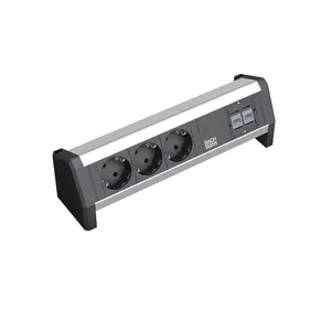 Удлинитель питания Bachmann Desk 1 3 AC розетки Черный