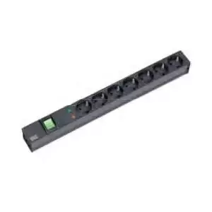 Jaudas sadales iekārta Bachmann 333.535 7 AC izejas 1U Melna