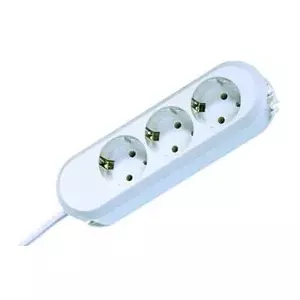 Bachmann 3x Schuko H05VV-F 3G 1.50mm² 16A/3680W 3m удлинитель 3 розетка(и) Белый