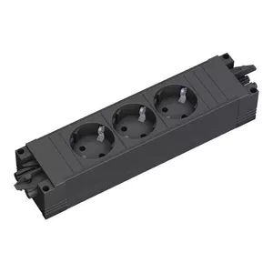 Jaudas pagarinātājs Bachmann 336.600 3 AC kontaktligzdas melns
