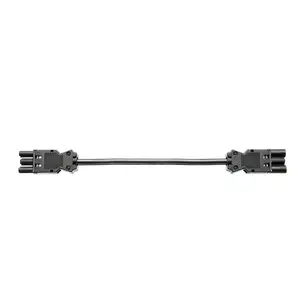 Power cable Bachmann 375.038 Black 2 m GST18/3