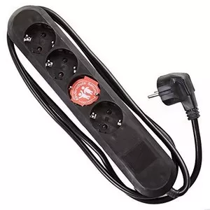 Удлинитель питания Bachmann SMARTLINE 1.5м 4 розетки черный