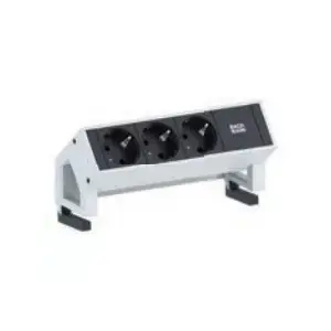 Удлинитель питания Bachmann DESK 2 0.2м 3 розетки Черный Белый