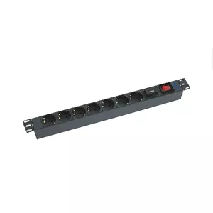 Сетевой фильтр Triton RAB-PD-X12-A1 черный 7 розеток 2 м