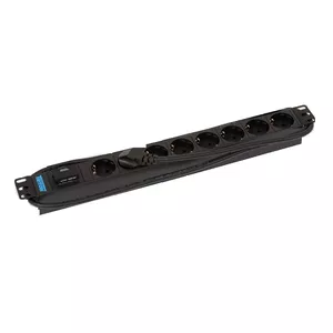 Сетевой фильтр Triton RAB-PD-X08-A1 черный 8 розеток 230В 2м