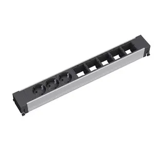 Удлинитель 3 AC розетки Bachmann 909.006 Черный Серебристый