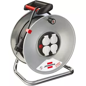 Удлинитель Brennenstuhl Garant S 4, кабель 50 м, 4 розетки перем. тока, серый