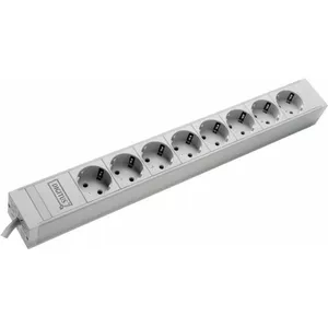 Устройство распределения питания DIGITUS DN-19 PDU-8 230В, 8 розеток, для монтажной стойки