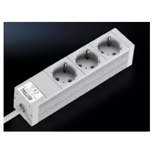 Rittal DK 7240.110 power extension 2 m 3 AC outlet(s) Indoor Grey