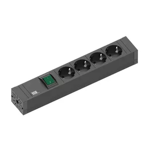 Удлинитель Bachmann 420.0012 2м 4 AC розетки Черный