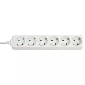 Lindy 73102 power extension 6 AC outlet(s) Indoor White