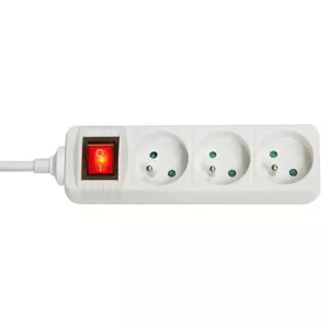 Удлинитель Lindy 73124 3 AC розетки Внутренний Белый