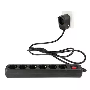 Удлинитель REV 0012692514 2м 7 AC розеток Черный