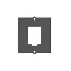 Wall plate/switch cover Bachmann 917.006 Black