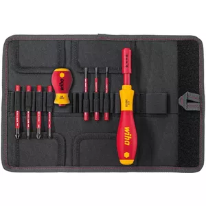 Screwdriver set Wiha slimVario starter set 41232 (MPN 2831T901) — insulated bits and ergonomic handle